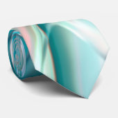 Kurven in hellen Farbtönen Blau und Rosa Krawatte (Gerollt)