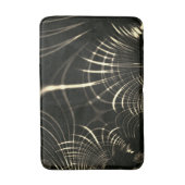 Kurven in Khaki-Farbe und dunklem Hintergrund Badematte (Vorderseite Vertikal)