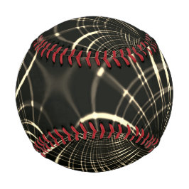 Kurven in Khaki-Farbe und dunklem Hintergrund Baseball