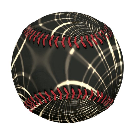 Kurven in Khaki-Farbe und dunklem Hintergrund Baseball (Vorderseite)