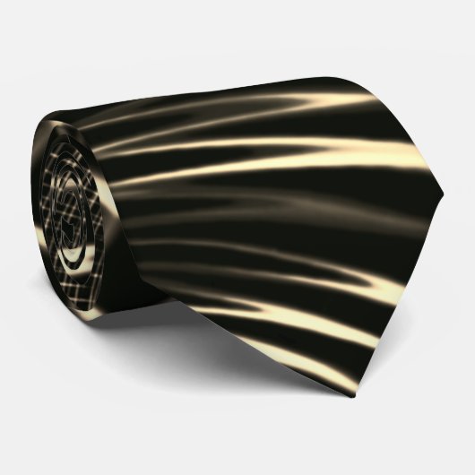 Kurven in Khaki-Farbe und dunklem Hintergrund Krawatte (Gerollt)
