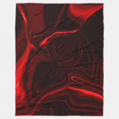 Kurven in metallischem Rot und tiefroten Teilen Fleecedecke (Vorderseite)