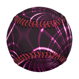 Kurven in rosa Farbe und dunklem Hintergrund Baseball