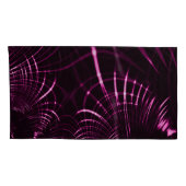 Kurven in rosa Farbe und dunklem Hintergrund Kissenbezug (Rückseite-Rechts)