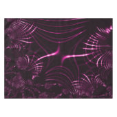 Kurven in rosa Farbe und dunklem Hintergrund Tischdecke (Vorderseite (Horizontal))