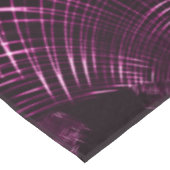 Kurven in rosa Farbe und dunklem Hintergrund Tischdecke (Schrägansicht)