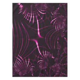 Kurven in rosa Farbe und dunklem Hintergrund Tischdecke