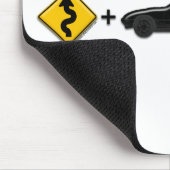 Kurven + MX5 = Spaß Mousepad (Ecke)