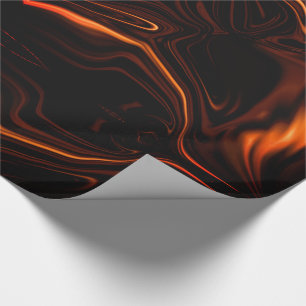 Kurven oder Höllenkorallen, über dunkles Fondspapi Geschenkpapier