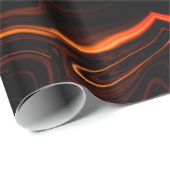 Kurven oder Höllenkorallen, über dunkles Fondspapi Geschenkpapier (Rolleneckpunkt)