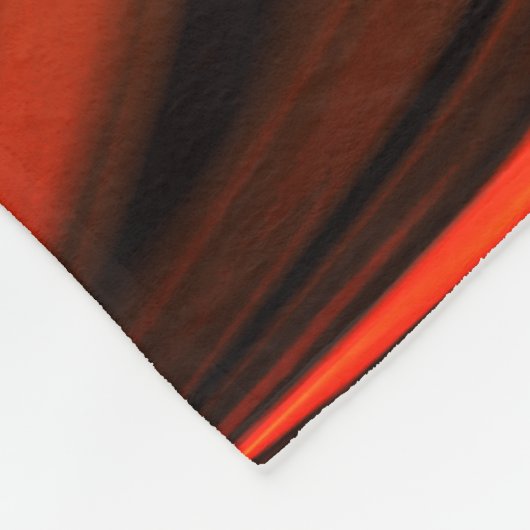 Kurven oder Wellen Korallen, über dunklen Fonds Fleecedecke (Ecke)