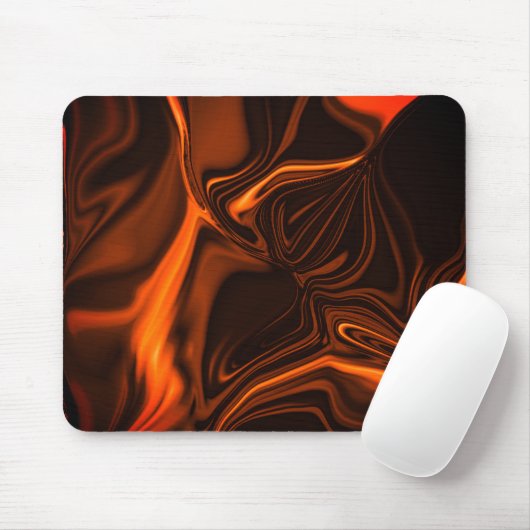 Kurven oder Wellen Korallen, über dunklen Fonds Mousepad (Mit Mouse)