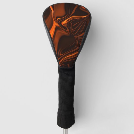 Kurven oder Wulstkorallen, auf weichem dunklem Fon Golf Headcover (Vorderseite)