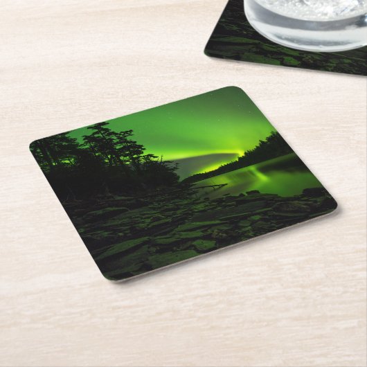 Kurven Rechteckiger Pappuntersetzer (angewinkelt)