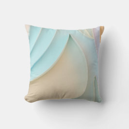 Kurven und Formen in Pastellfarben mit Kopierraum Kissen