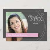 Kurven- und Punktgraduierung: Benutzerrosa Einladung (Vorne/Hinten)