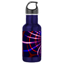 Kurven von blau bis rot, rosa und weiß