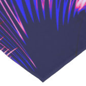 Kurven von blau bis rot, rosa und weiß kurzer tischläufer (Ecke)