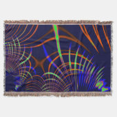 Kurven von Kalkgrün bis Korallen und Blau Decke (Vorderseite)