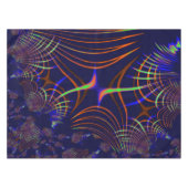 Kurven von Kalkgrün bis Korallen und Blau Tischdecke (Vorderseite (Horizontal))