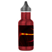 Kurven von Rosa bis "Feuerfarbe" Edelstahlflasche (Links)