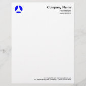 Kurvenball - Blau Briefkopf (Vorderseite)