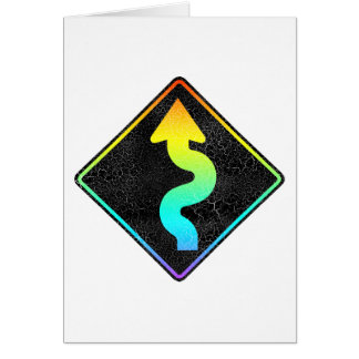 kurvenförmige Straße vor der Straße