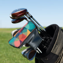 Kurvengeometrische abstrakte Golf-Putter-Abdeckung