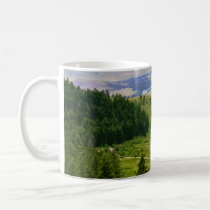 Kurvenreiche Straße Kaffeetasse