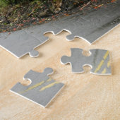 Kurvenreiche Straßen durch Regenwald, Insel von Puzzle (Seite)