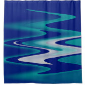 kurvenreiche Straßen Duschvorhang (Vorderseite)