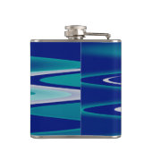 kurvenreiche Straßen Flachmann (Rückseite)