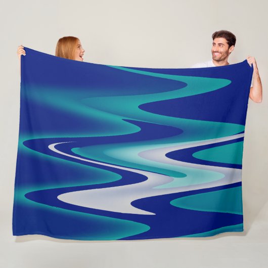 kurvenreiche Straßen Fleecedecke (Beispiel)