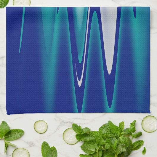 kurvenreiche Straßen Geschirrtuch (Gefaltet)