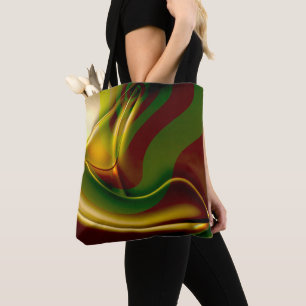 Kurvige Spirale in polierter und aufgeblasener Sep Tasche