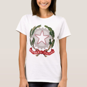 kurviges Emblem T-Shirt