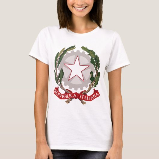 kurviges Emblem T-Shirt (Vorderseite)