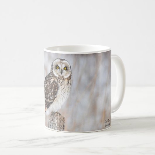 Kurz gezogenes Owl Kaffeetasse (VorderseiteRechts)