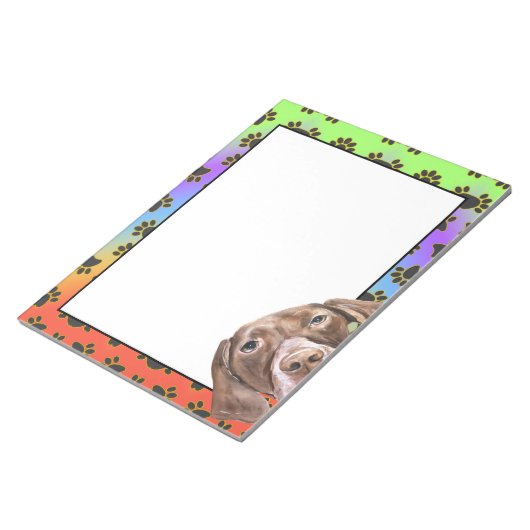 Kurz-Haarpaw-Muster Notizblock (angewinkelt)