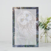 Kurz-Owl Briefpapier (Stehend Vorderseite)