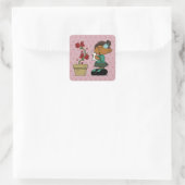 Kurz Sleevez Classic Square Sticker (Tasche)