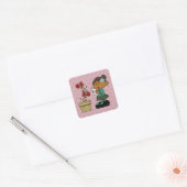 Kurz Sleevez Classic Square Sticker (Umschlag)