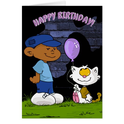 Kurz Sleevez Geburtstagskarte (Vorne)