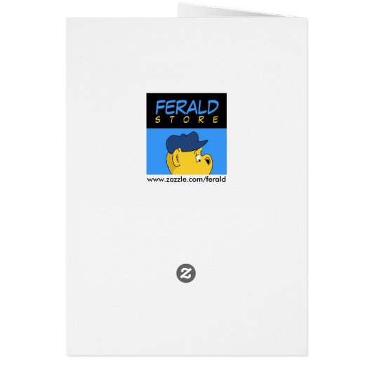 Kurz Sleevez Geburtstagskarte (Hinten)