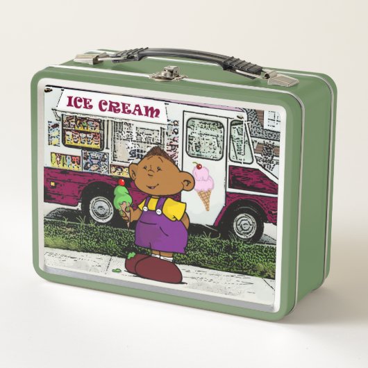 Kurz Sleevez Metal Lunch Box (Vorderseite)