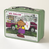 Kurz Sleevez Metal Lunch Box (Rückseite)