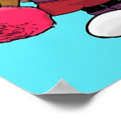 Kurz Sleevez Poster (Ecke)