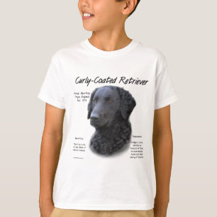 Kurz überzogenes Retriever History Design T-Shirt