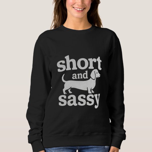 Kurz und frech sweatshirt (Vorderseite)