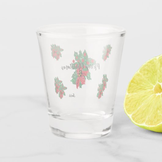 Kurz: Weihnachten Schnapsglas (Rückseite)